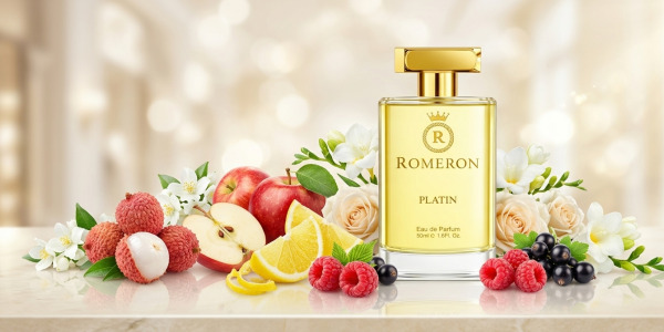 Nové vůně ROMERON PLATIN: citronová jiskra, šťavnaté jablko a zářivé liči