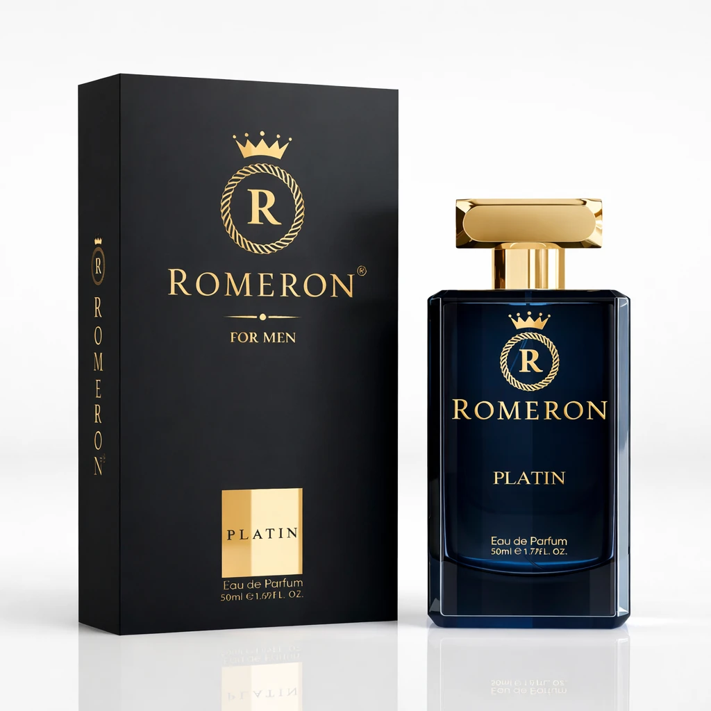 Pánsky parfum Romeron Platin s čiernou krabičkou